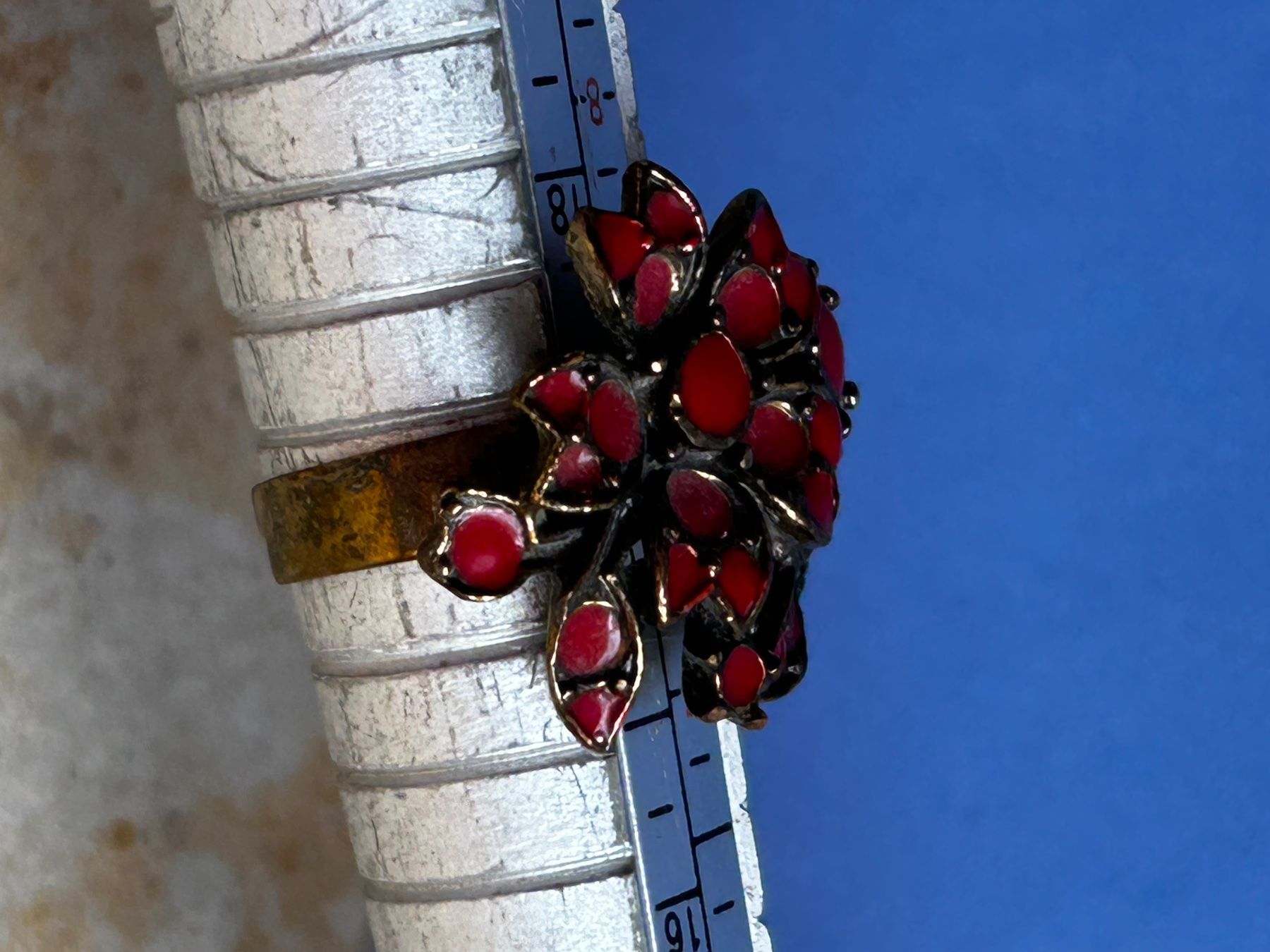 Anelli: Fingerring ROTE KRAFTBLUME (54+) – Usato da Laufen venduto da Bellebellezza 7