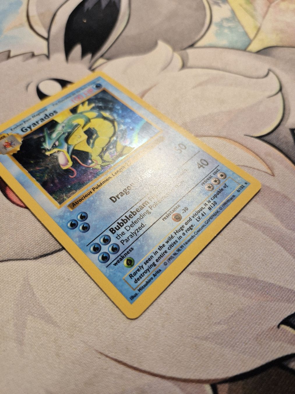 Pokémon Carte collezionabili: Gyarados Shadowless 6/102 holo – Usato da Echallens venduto da Nathan138 2
