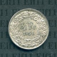 CHF___0.50 1851 stgl 50 Rappen