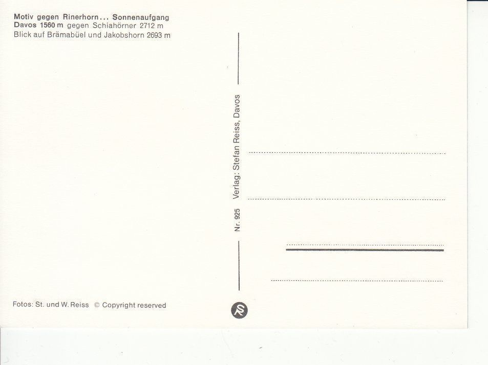 Cartoline postali: Davos 5 um 1995 – Usato da Bürglen TG venduto da StampGraf 1