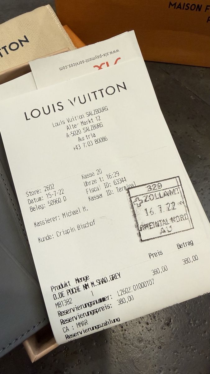 Louis Vuitton Portafogli: Original Louis Vuitton LV Taschenorganizer New Shadow Grau – Usato da Grub SG venduto da Crispin1990 6