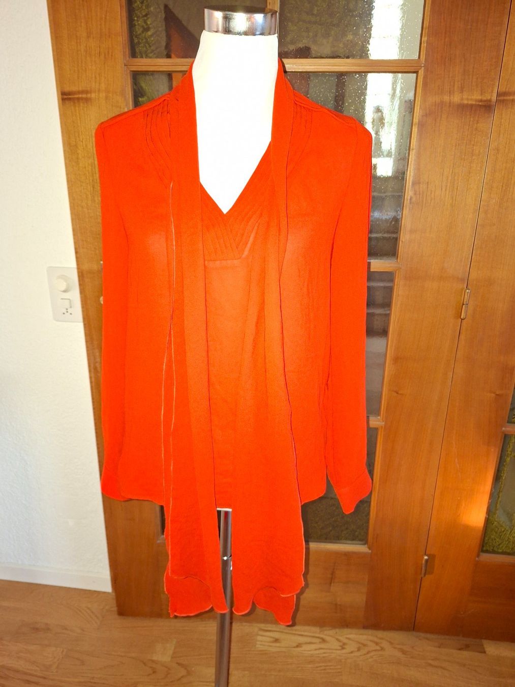 Marc Cain Camicette: MarcCain Schlupfbluse rot – Usato da Unterentfelden venduto da hofa01 2