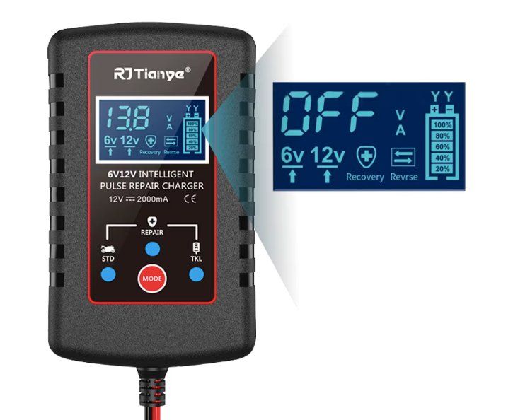 Batterie-Ladegeräte: Smart Autobatterie-Ladegerät 6V 12 V 1.5A – Neu und originalverpackt aus Châtelaine von topshop.switzerland 1