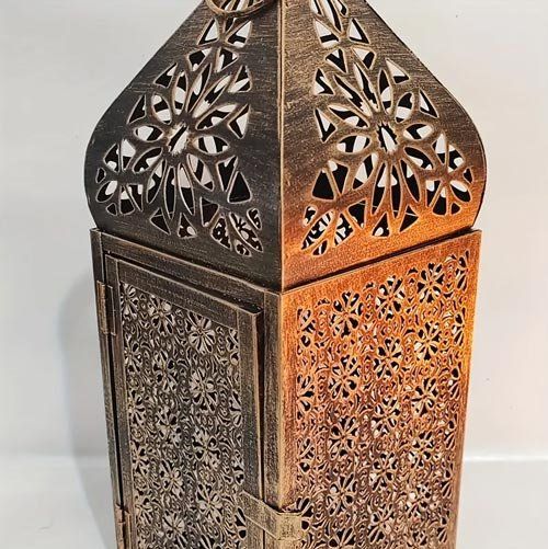 Lanterne: Marokkanische Metalllaterne – Nuovo e nell'imballaggio originale da Liestal venduto da OMAROSHOP 6