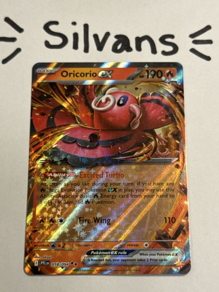 Pokémon Carte collezionabili: Oricorio ex PFL 018 Phantasmal Flames Englisch – Nuovo (secondo la descrizione) da Wil SG venduto da Silvans