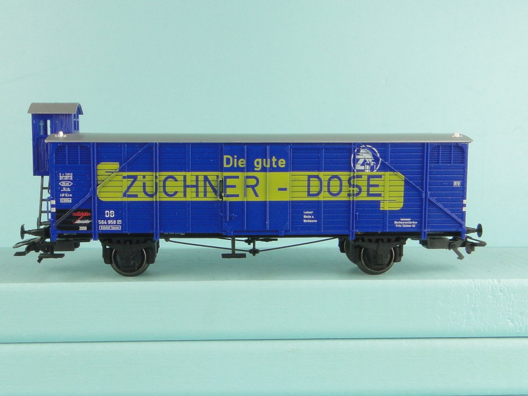 Märklin Modellini di ferrovie: Märklin H0 Züchner Dose – Usato da Bülach venduto da Albitrain 2