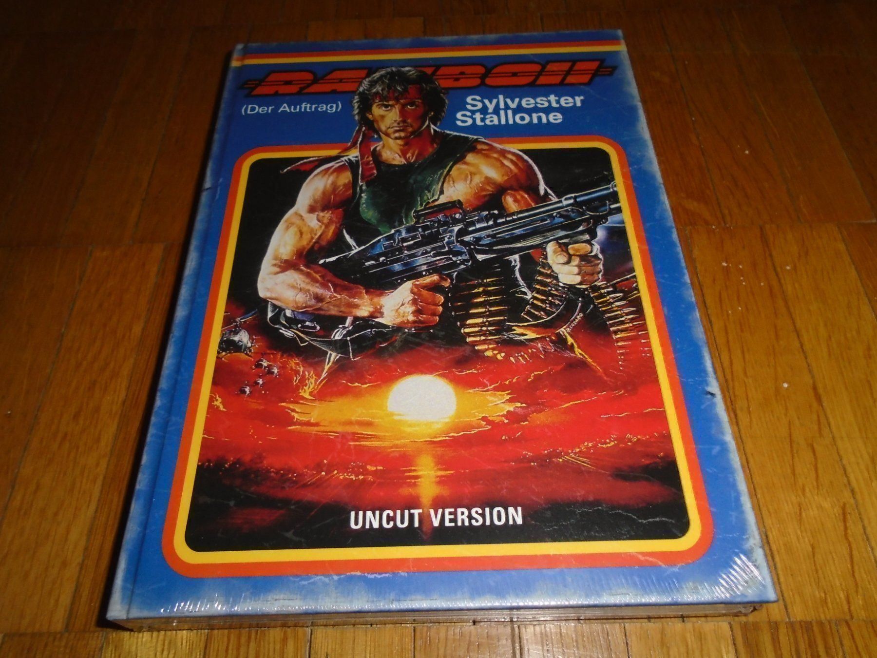 Tutti i DVDs: Rambo 2 - Der Auftrag - MEDIABOOK - B - UNCUT – Nuovo e nell'imballaggio originale da Basel venduto da havsok