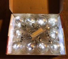Lichterkette 1.8m, 10 weisse LED-Lämpchen - neuwertig