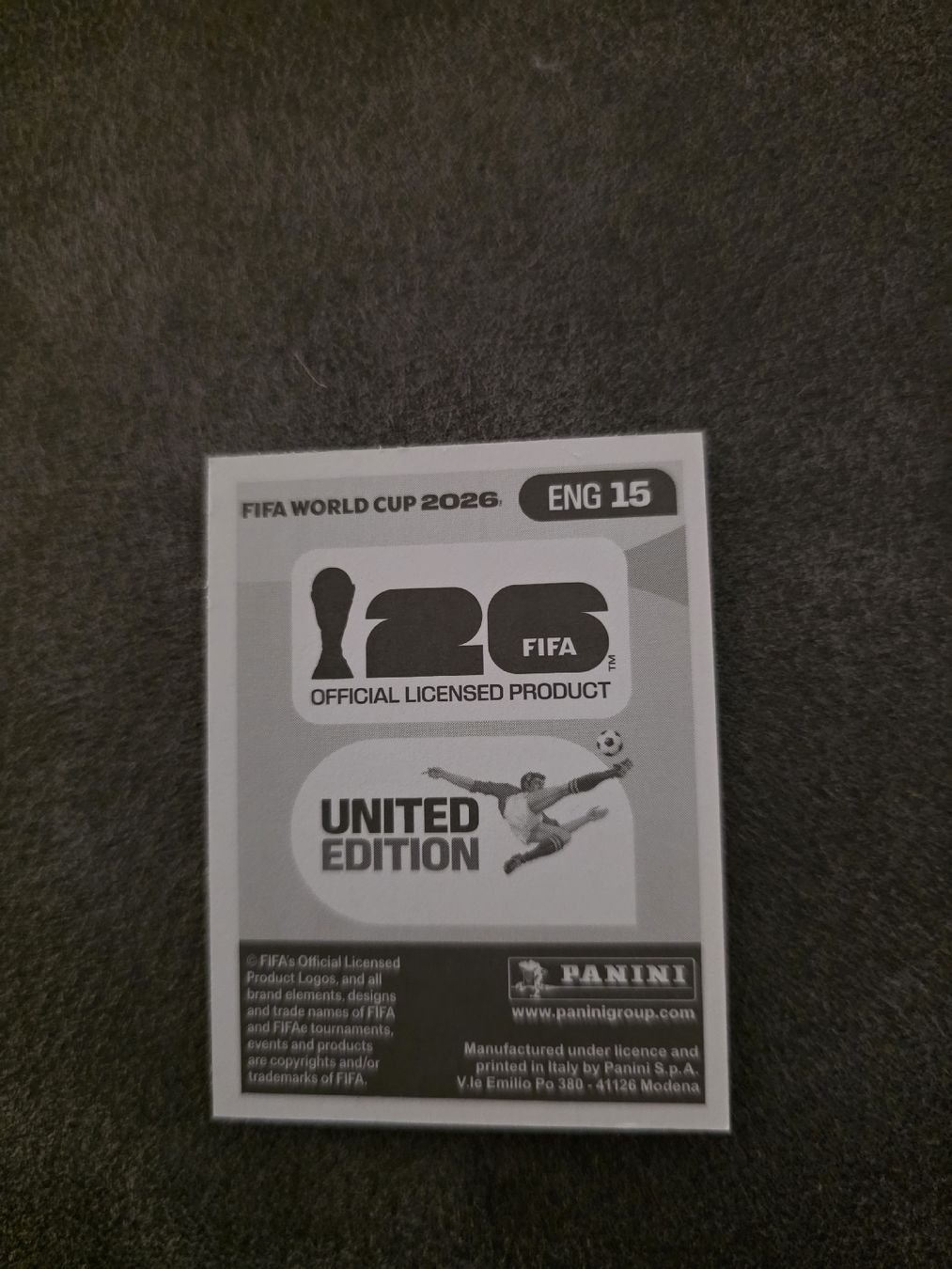 Panini Carte collezionabili: Panini WM 2026 ENG 15 Gordon – Nuovo (secondo la descrizione) da Romanshorn venduto da leeh78 1