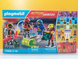 PLAYMOBIL 71468 Action Heroes - My Figures Feuerwehr NEU