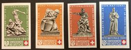 Bundesfeierblock I 1940 Blockausschnitte (**), SBK 200 Fr.