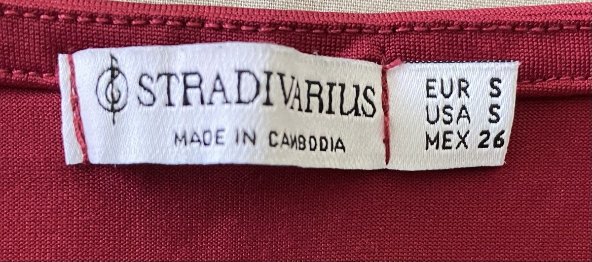 Stradivarius Top: Top bordeaux Stradivarius, S – Nuovo (secondo la descrizione) da Moutier venduto da chicboutique 2