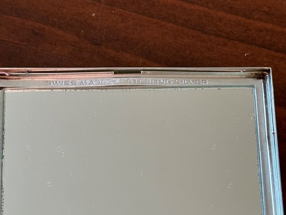 Lurrose Leere Puderdose Mit Spiegel – 2er Set, Silber, Praktisch Für Unterwegs