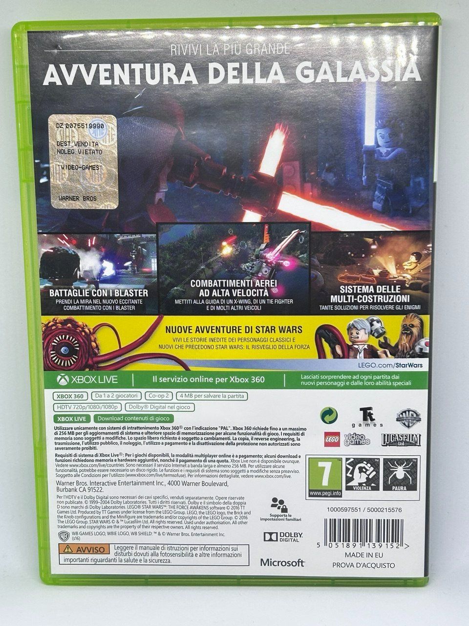 Microsoft Giochi: Xbox 360 LEGO Star Wars: Il Risveglio della Forza – Usato da Giubiasco venduto da LorisVale 1