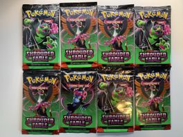 8 Pokemon Booster Shrouded Fable ungeöffnet neu English