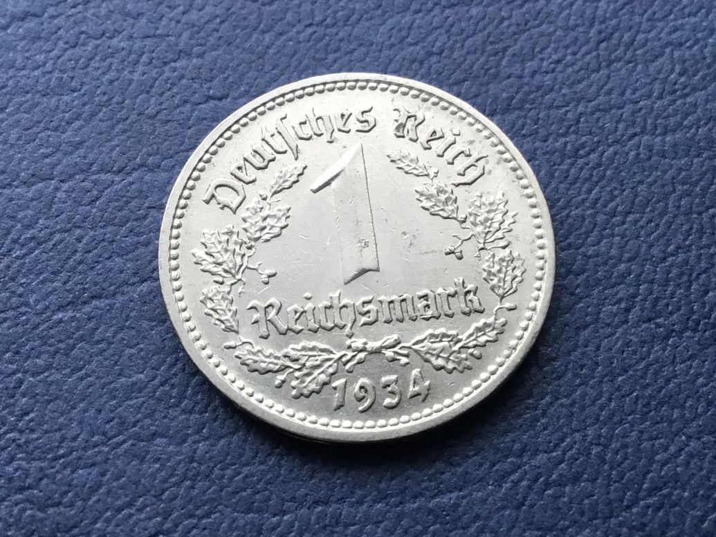 Tutti le monete: 1 Reichsmark 1934 D. – Nuovo (secondo la descrizione) da St. Margrethen SG venduto da alfapeugeot10 2