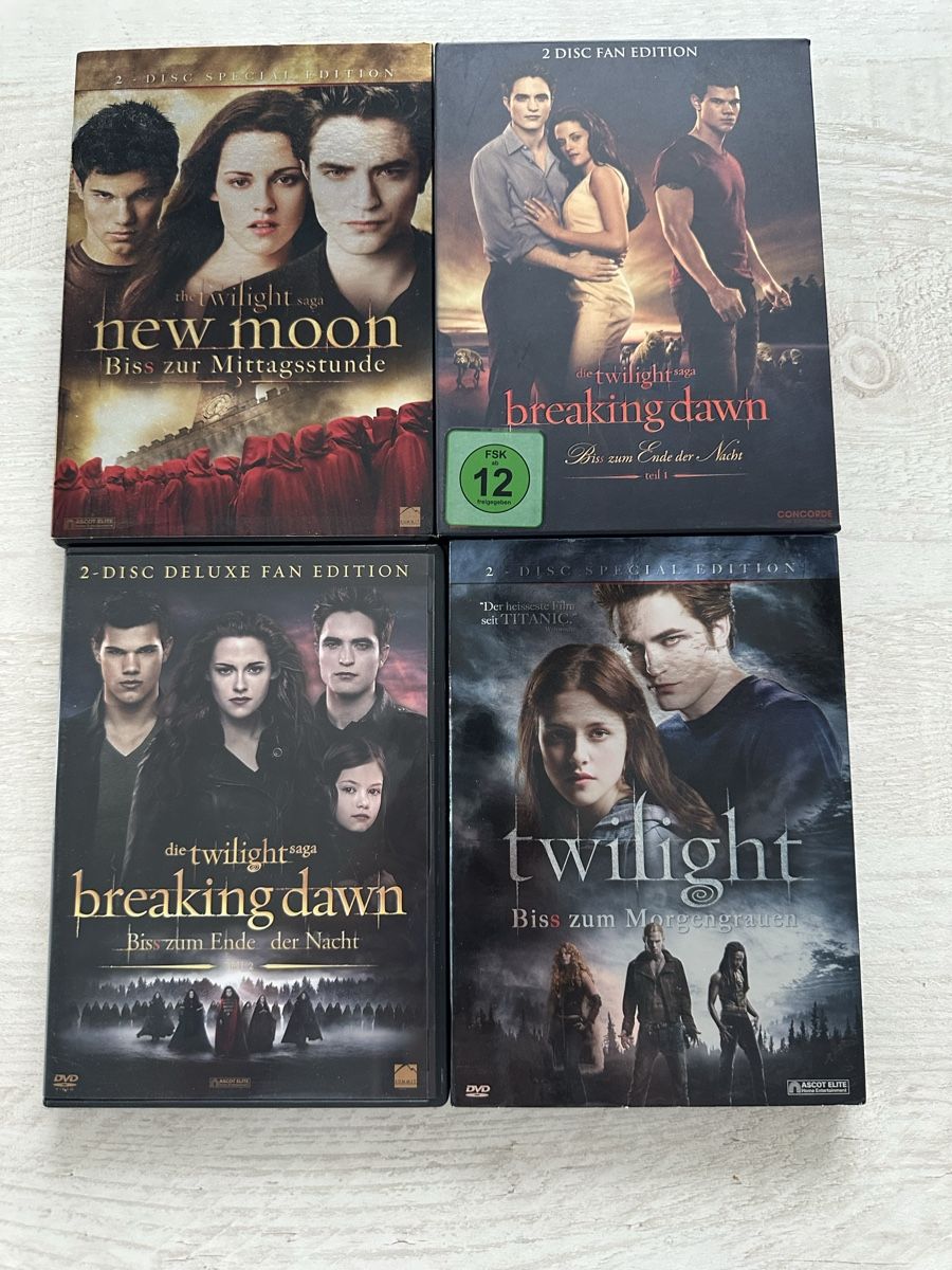 Tutti i DVDs: Twilight Saga: DVD Kollektion – Usato da Bülach venduto da Chati_