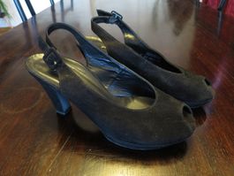 Paul Green Slingpumps, schwarz, Gr. 40, zeitlos sexy