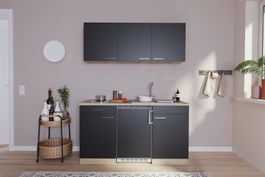 130 Singleküche Küchenzeile 150cm E/S/SW - Küche Einbauküche