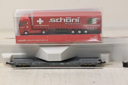 Hupac Wagen Fleischmann Spur N Schöni mit OVP