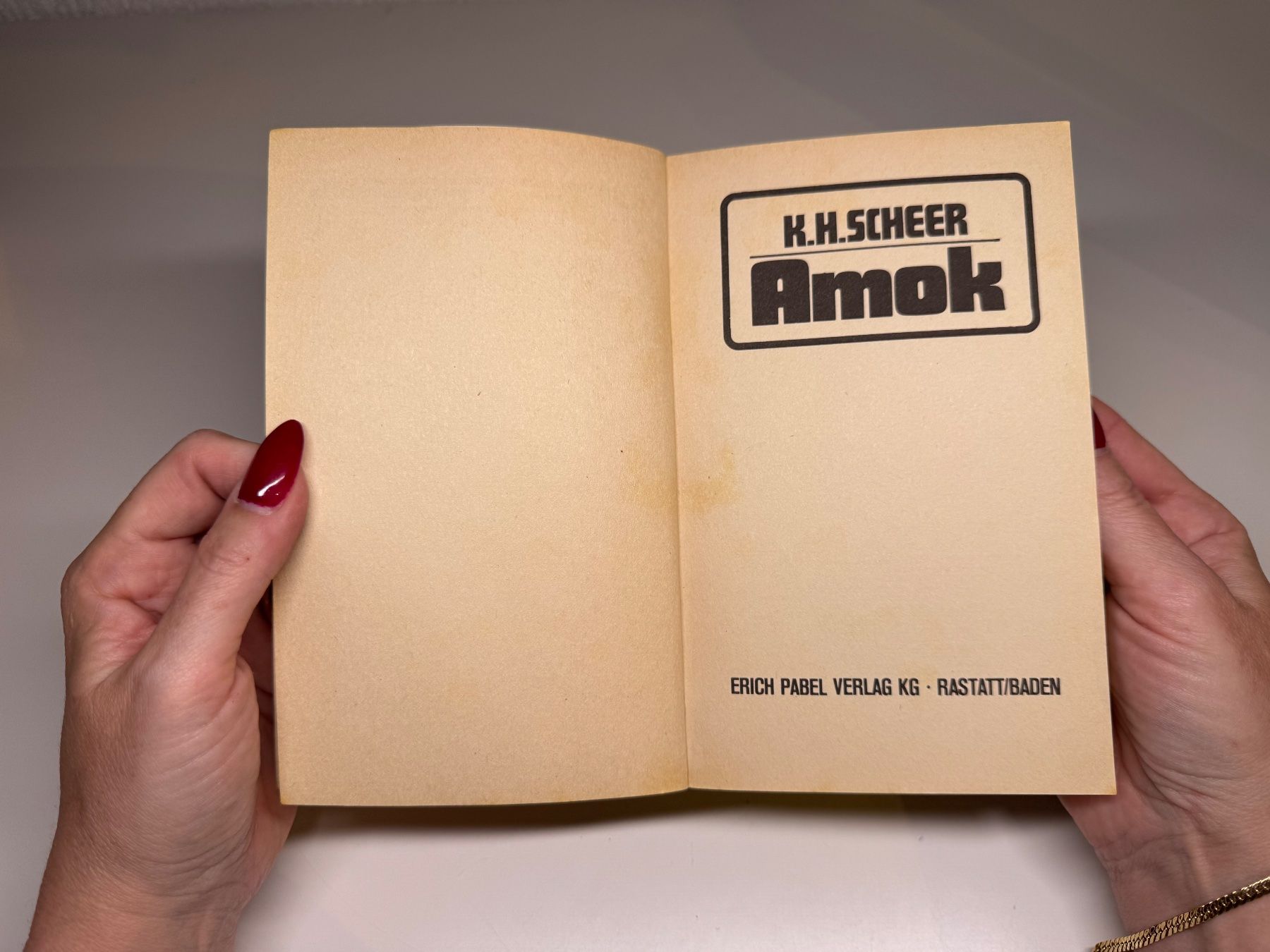 Bücher: ROMAN: K.H. Scheer, Amok – Gebraucht aus Grosswangen von Deutsche_Romane 2