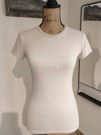 T-Shirt H&M kurzarm beige Grösse S guter Zustand