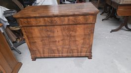 Antike Biedermeier Kommode Nussbaum Vintage Design Kommode