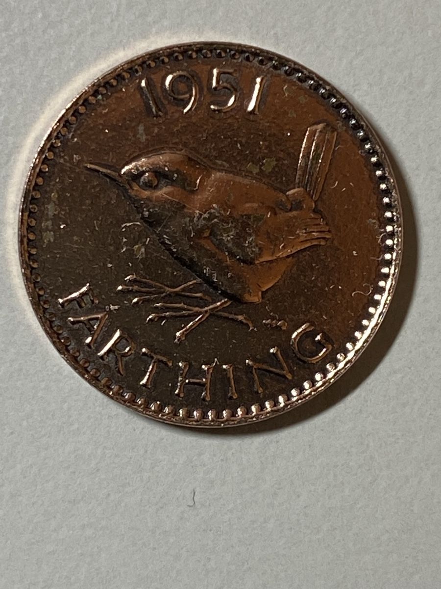 Tutti le monete: GB - Farthing - Quart Penny - 1951 – Usato da Payerne venduto da Mike1682