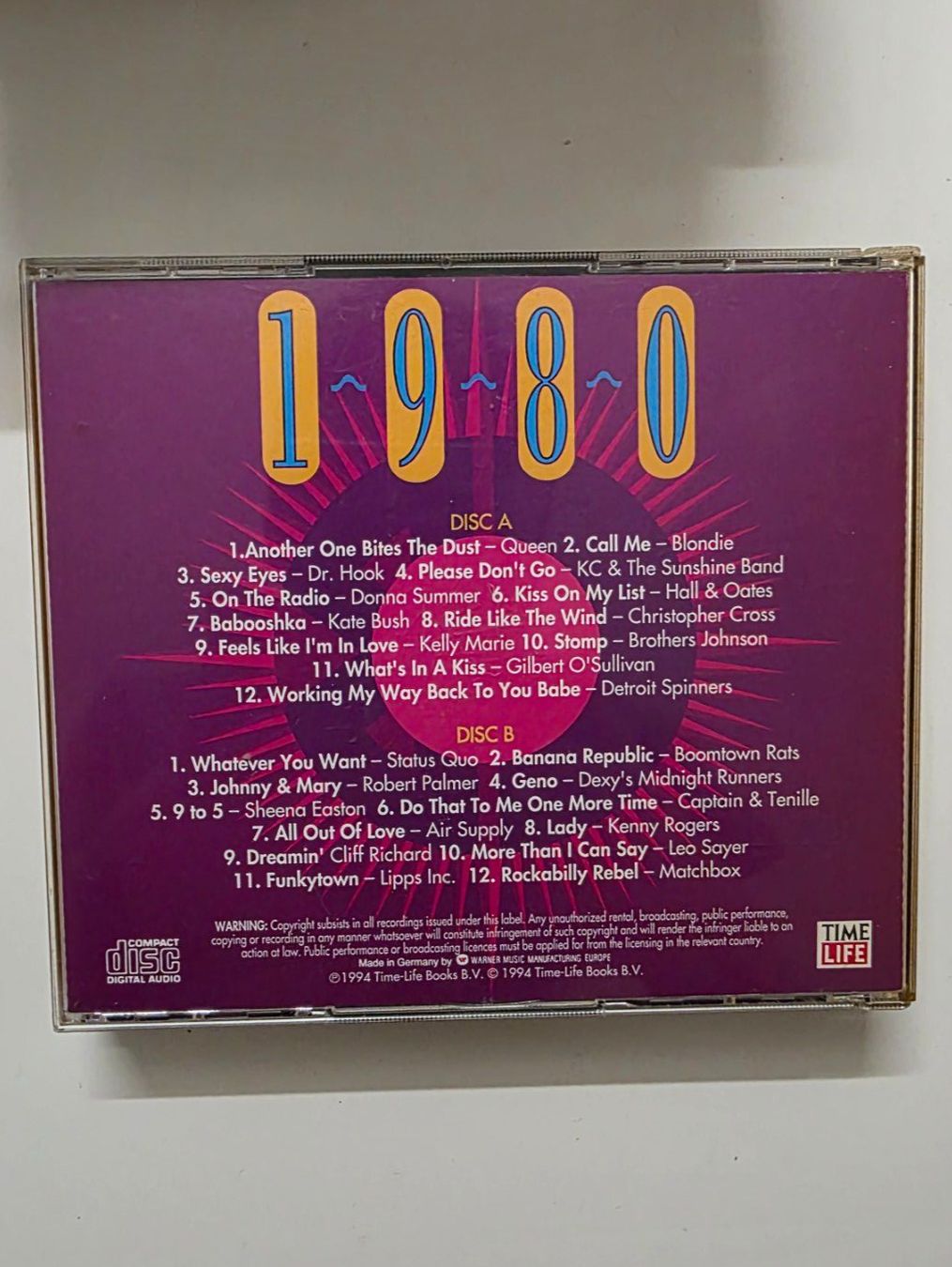 CD: CD - The 80's Hit Collection - 1980 – Usato da Bern venduto da KavIndustries 2