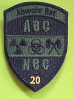 ABC NBC Abwehr Bat 20 Stabskp klett Original neu