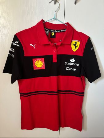 Puma Ferrari Polo Shirt rot Grösse S