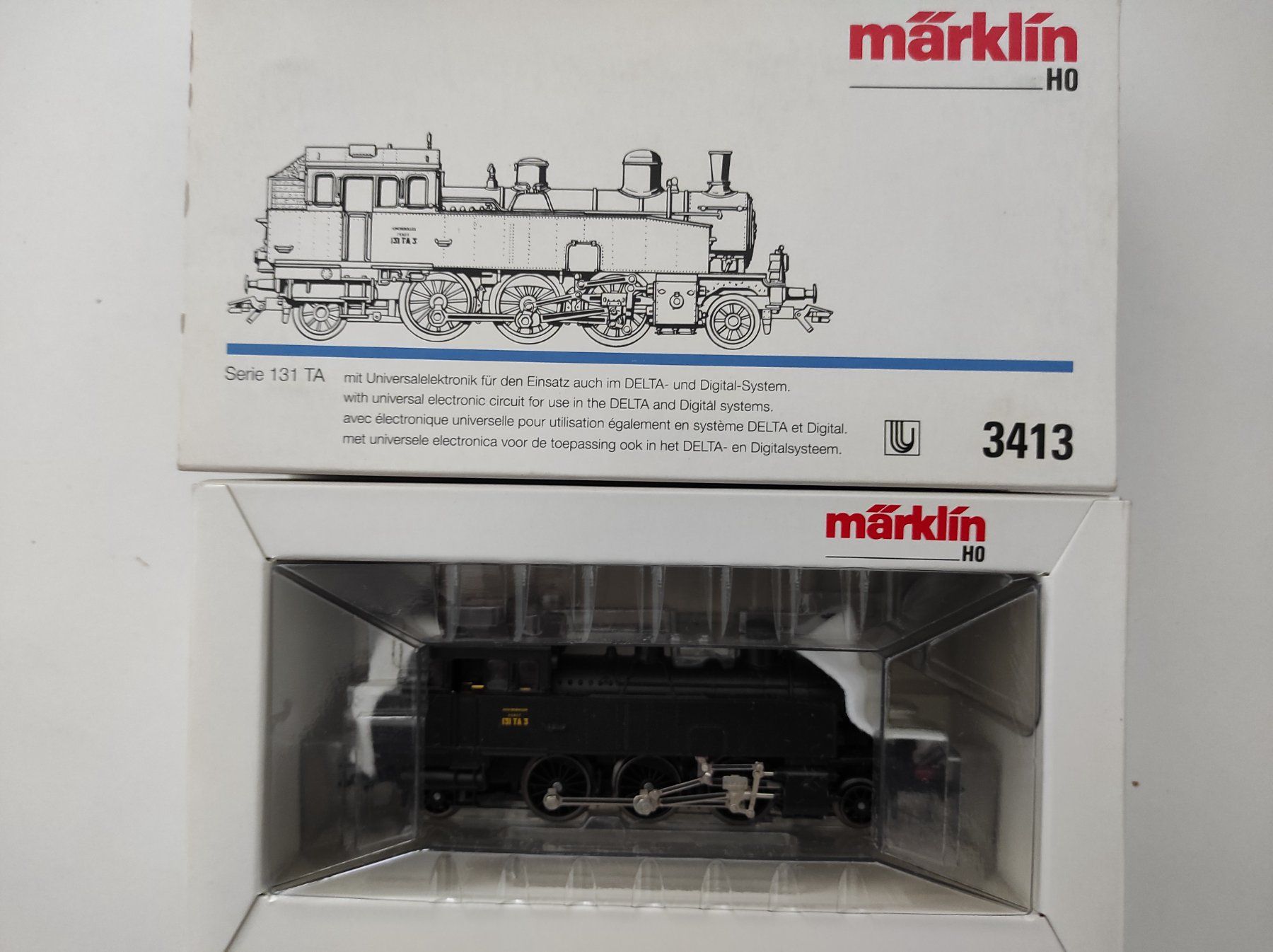 Märklin Modellini di ferrovie: Dampflok Serie 131 TA der SNCF von Märklin WS Delta/Digital – Nuovo e nell'imballaggio originale da La Chaux-de-Fonds venduto da Kat2019 2