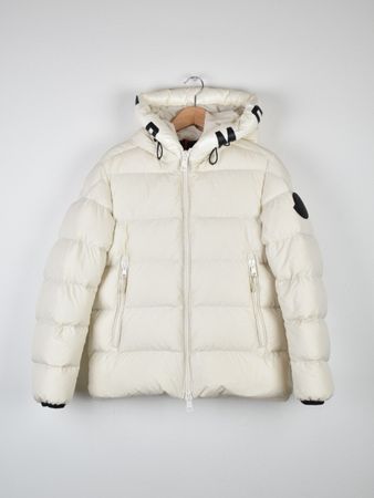 Moncler "Dubois" Daunenjacke, offwhite, Gr.2 (48/M)