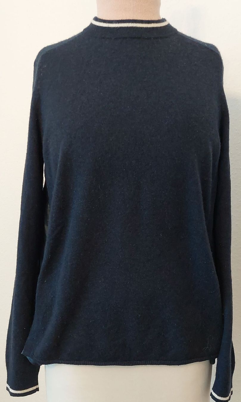 Bogner Maglioni & Felpe: Bogner Dunkelblauer Pullover mit weissen Details, Grösse M – Usato da Gwatt (Thun) venduto da Letzte-Chance