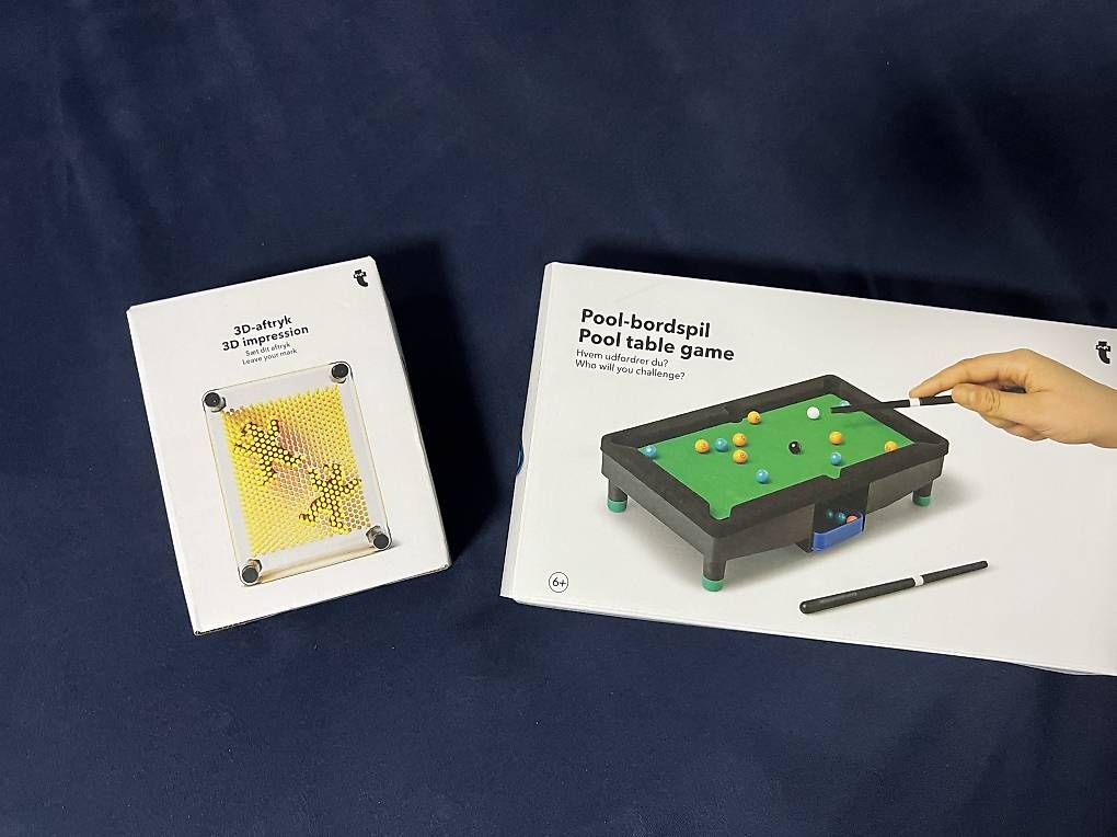 Spiele: Mini Billiard-Set und 3D Abdruck Nagelbild – Neu und originalverpackt aus Effretikon von kia_c6fv
