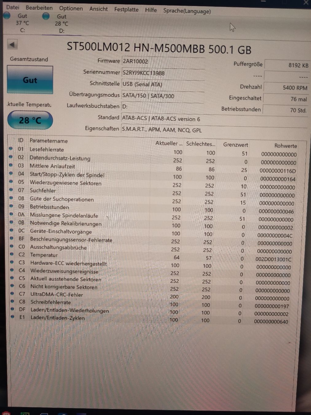 Harddisks: 500GB externe 2.5" HDD – Gebraucht aus Sargans von sve_hjs5 3