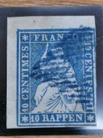 Strubel 23Aa Kat. 1300.- Abart, Attest Urs Hermann