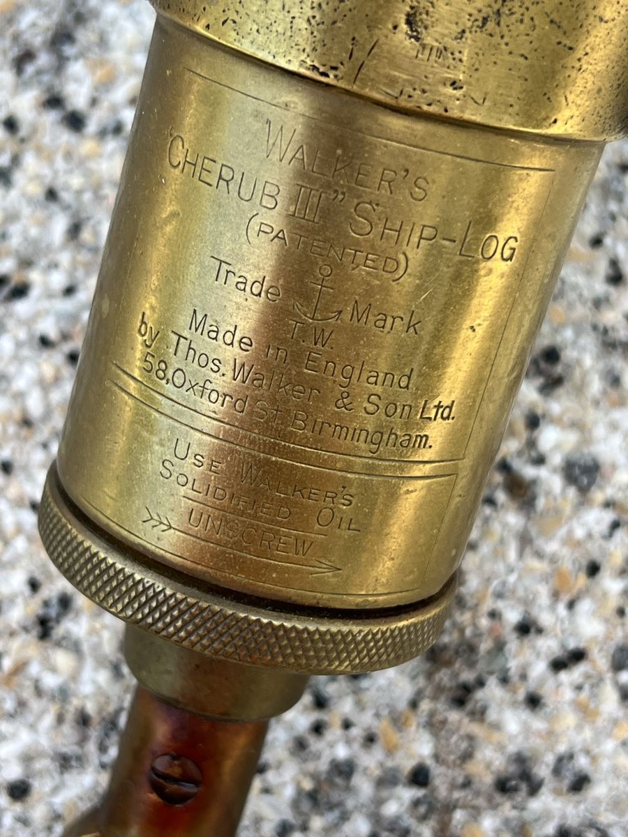 GPS & Messgeräte: Schiffslog Walker's Cherub Mark III Messing gebraucht – Gebraucht aus Dittingen von Bellevista 3
