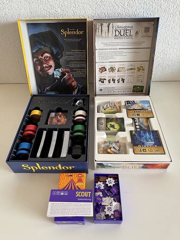 Spiele: Scout + Splendor + Duel for Middle-Earth – Neu (gemäss Beschreibung) aus Belp von mar_d6w8 1