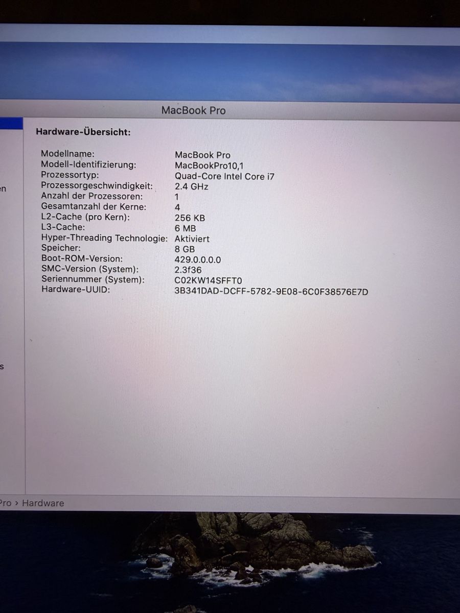 Apple Notebooks: MacBook Pro 15 inch – Gebraucht aus Dulliken von Erfolgreich05 3