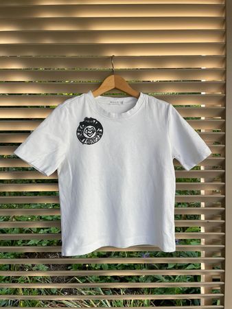 Schulkunstprojekt: Bedrucktes Vintage T-Shirt