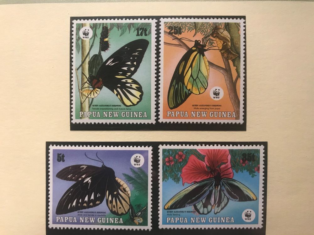 Briefmarken Laos 1988 Schmetterlinge & Blumen – Postfrisch MNH, Komplettausgabe 1098-1103