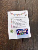 Smarties "Glückssteinchen“ Geschenkidee, neu & süss!