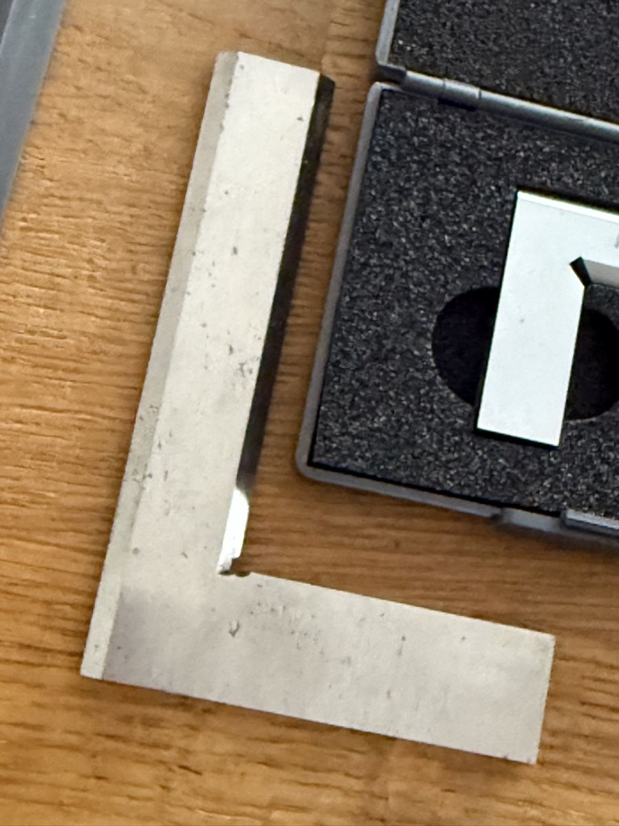 Holex Misurare: Winkel HOLEX INOX Haarwinkel Haarlineal Werkzeug – Usato da Goldach venduto da Donpancho 3