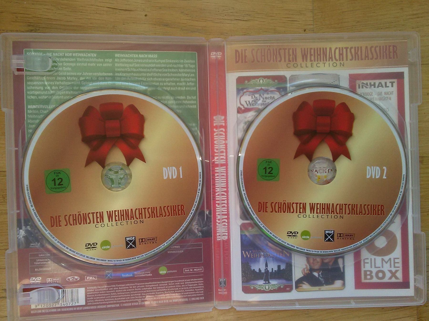 Tutti i DVDs: Die Schönsten Weihnachtsklassiker         (6-Filme | 2-DVDs) – Usato da St. Gallen venduto da elk2021 1