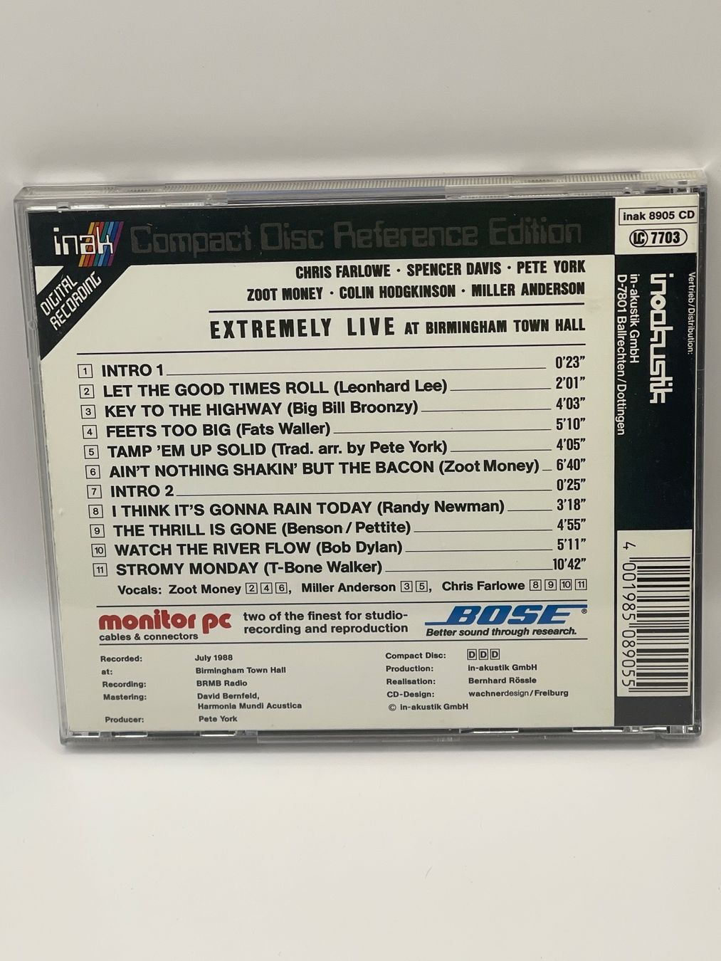 CD: Extremely Live - At Birmingham Town Hall – Usato da Rüti ZH venduto da alumedien 1