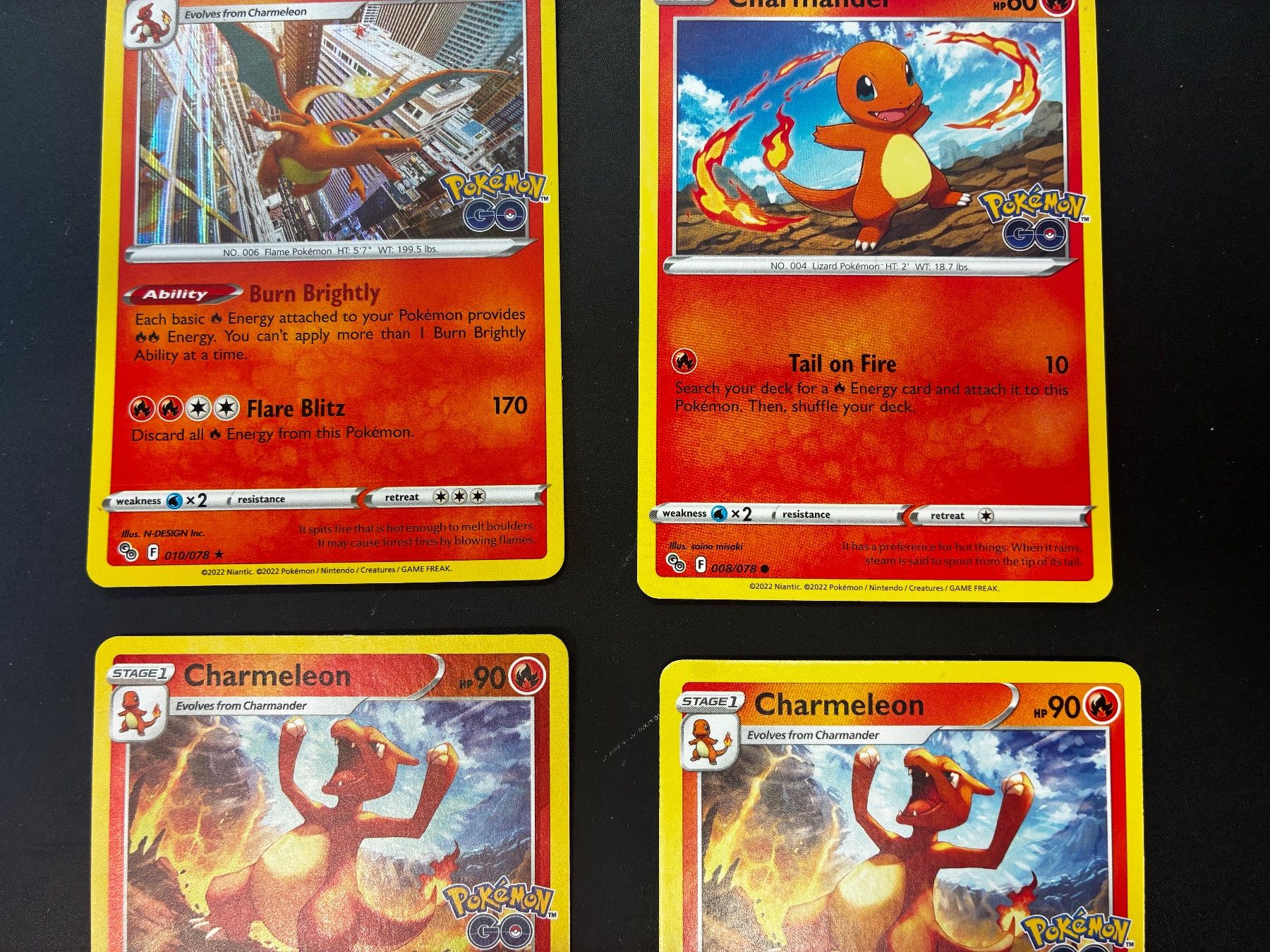 Pokémon Sammelbilder & Trading cards: Pokemon Go - Charmander, Charmeleon & Charizard Holo - en – Neu (gemäss Beschreibung) aus Hütten von yve_tf69 2