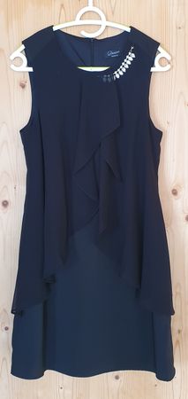Elegantes Cocktailkleid Gr. 40 schwarz