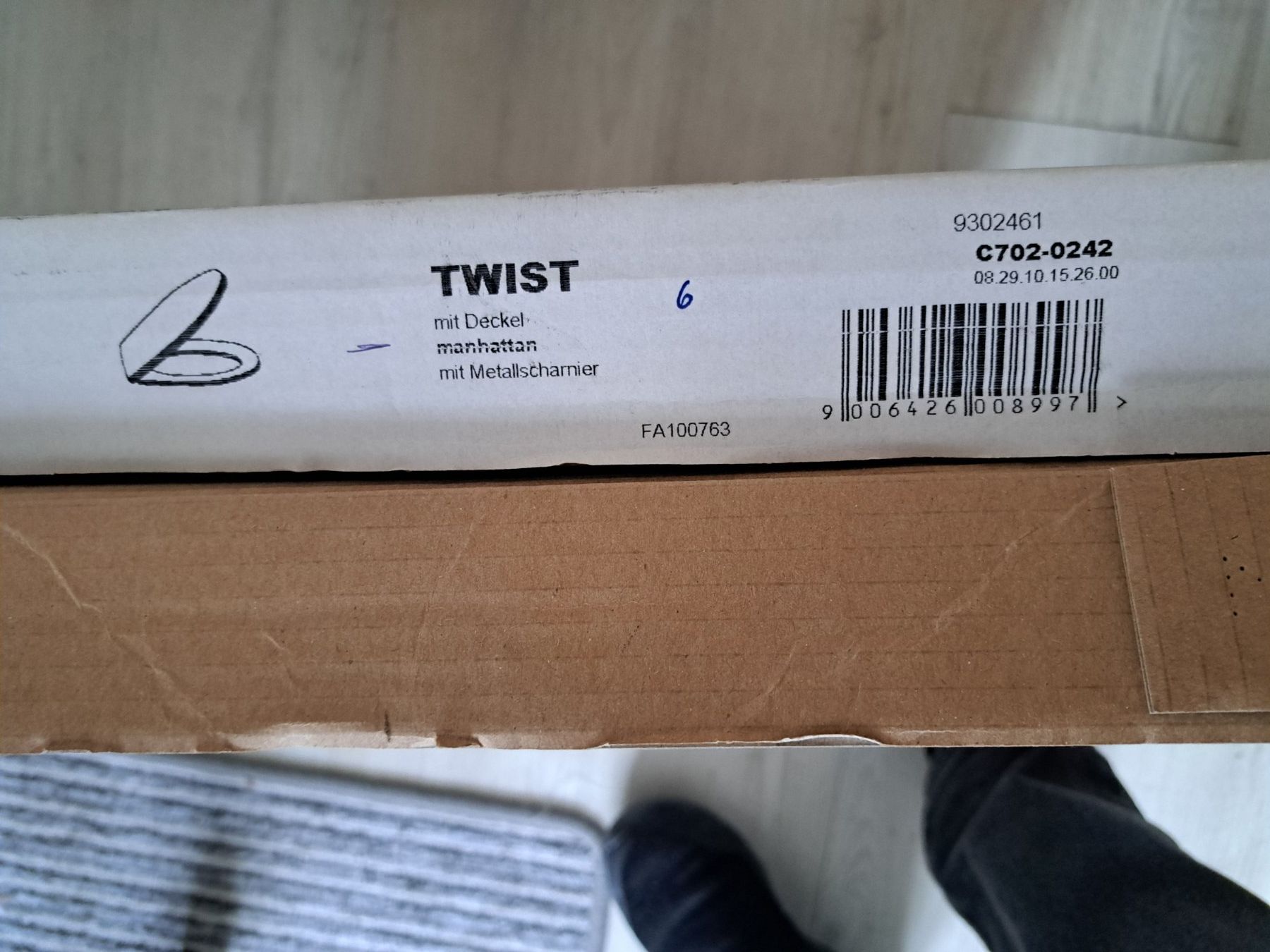 WC: Twist WC Sitz / Deckel - Manhattan – Nuovo e nell'imballaggio originale da Tegerfelden venduto da Spick67 1