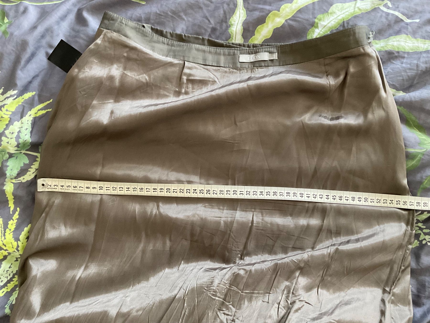 Gonne: LEON schöner Rock Gr 44 Taupe/Anthrazit – Usato da Urdorf venduto da alda02 8